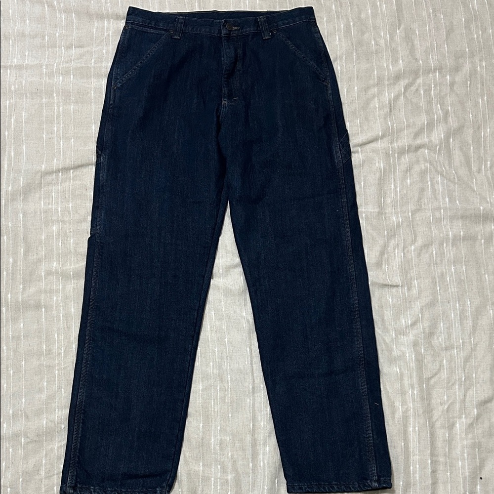 Wrangler Men's Deep Indigo Relaxed Jeans